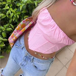princess polly pink corset